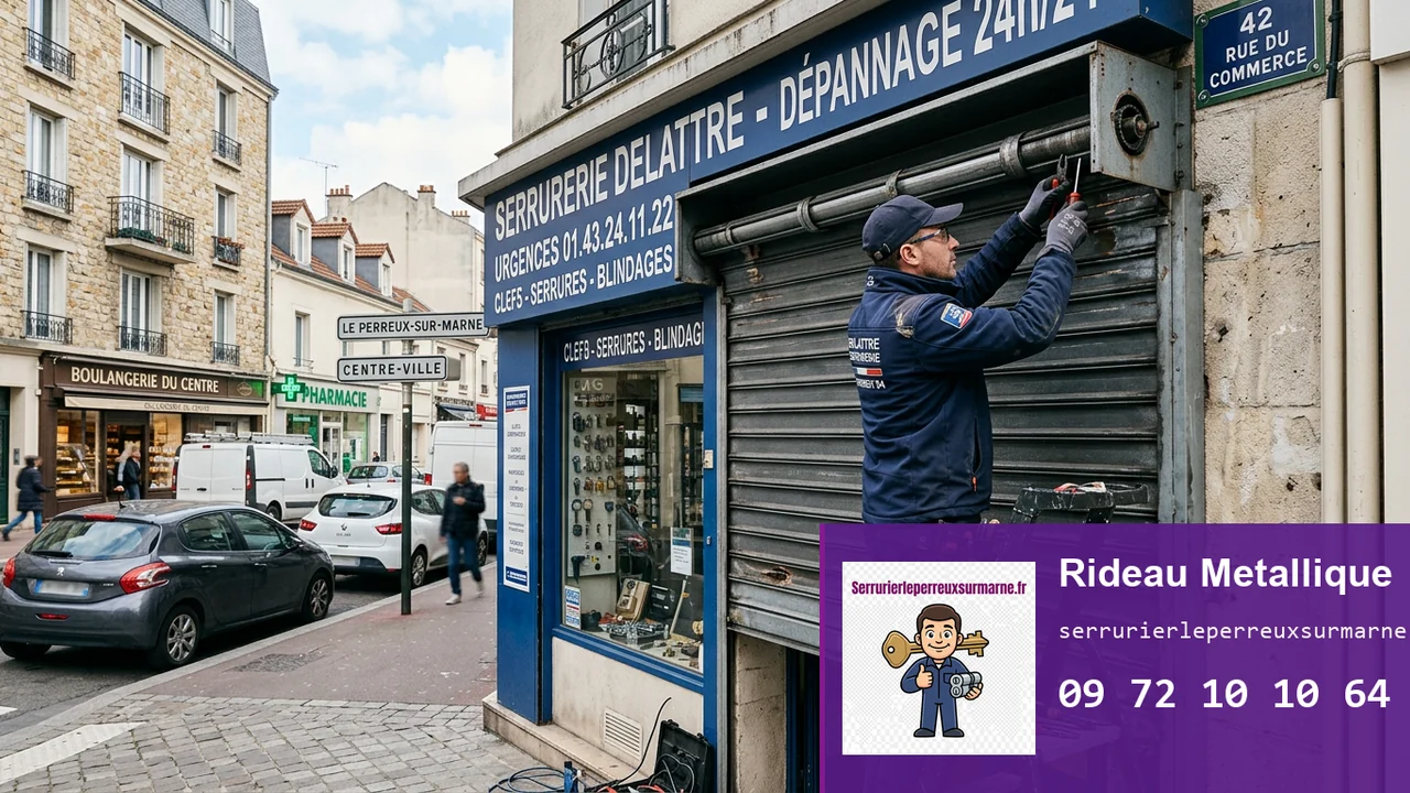 Rideau métallique en panne à Le Perreux-sur-Marne : causes, dépannage et prix